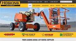 Desktop Screenshot of hoskinsequipment.com