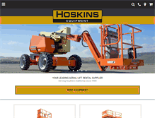 Tablet Screenshot of hoskinsequipment.com